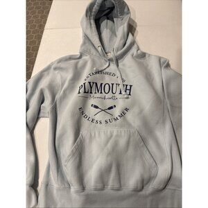 plymouth massachusetts sweatshirt hoodie ocean drive Size Large Heavy